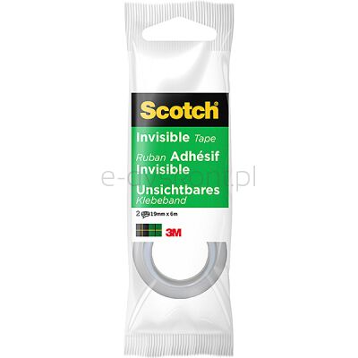 Scotch Taśma Biurowa Magic™ (8-1906R2), Matowa, 19Mmx6M, 2 Rolki