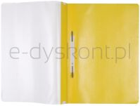 Office Products Skoroszyt, Pp, A4, Miękki, 100/170Mikr., Wpinany, Żółty  - 2