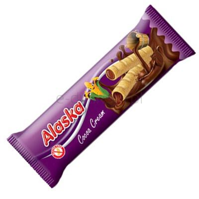 Alaska Rurki Kukurydziane Nadziewane - Kakaowe Bezgl. 18 G (Opak. Zbiorcze)