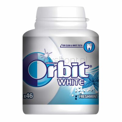 Orbit Guma do żucia White Freshmint 46 Drażetek/64G
