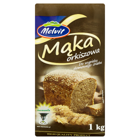 Melvit Mąka Orkiszowa Do Wypieku Domowego Chleba 1 Kg