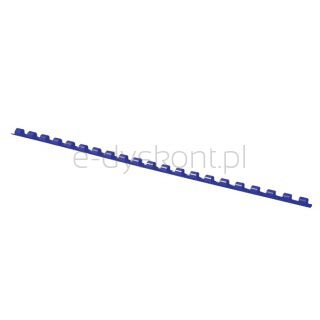 Office Products Grzbiety do bindowania A4, 6mm (25 kartek), 100 szt., niebieskie