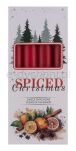 Donau HOME Świeca stołowa Spiced Christmas, 20x170mm, 4 szt., pomarańcza z goździkami, czerwony - 2