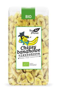 Chipsy Bananowe Niesłodzone Bio 350 G - Bio Planet [BIO]