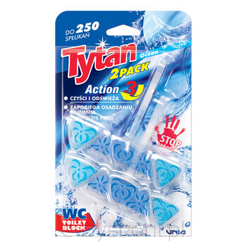 Tytan Kostka Toaletowa Wc Action 3 Ocean 2X40G