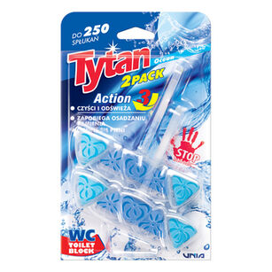 Tytan Kostka Toaletowa Wc Action 3 Ocean 2X40G