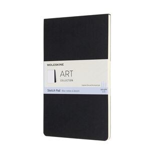 Art Sketch Pad Album Moleskine L (13X21 Cm), 48 Stron, Czarny