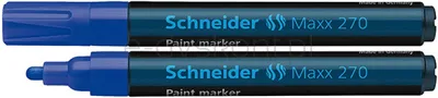 Schneider Marker Olejowy Maxx 270, Okrągły, 1-3Mm, Niebieski 