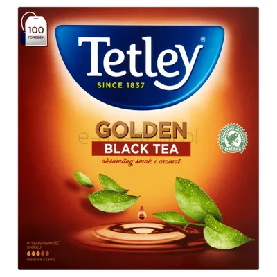 Tetley Herbata Golden Black 100 torebek x 2g
