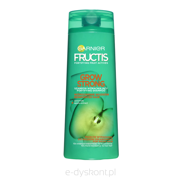 Garnier Fructis Grow Strong Szampon Wzmacniający Do Włosów Osłabionych 400 Ml