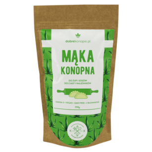 Mąka konopna 250 g Konopie w kuchni