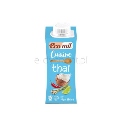 Ecomil Krem Do Gotowania Kokosowy Tajski Bezgl. Bio 200 Ml