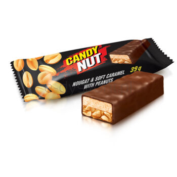 Candy Nut. Cukierki nugatowe z karmelem i orzechami ziemnymi 1 kg.