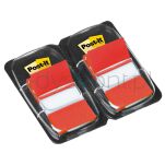 Post-It Zakładki Indeksujące (680-R2Eu), Pp, 25,4X43,2Mm, 2X50 Kart., Czerwone - 2