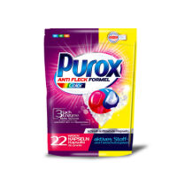 Purox Anit Fleck Formel Color 22 dwukomorowe Kapsułki Do Prania