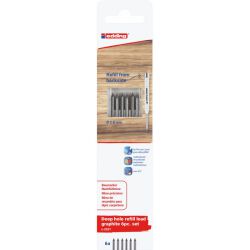 Wymienne Wkłady E-8881 Edding Do Ołówka E-8880, 6 Szt., Blister, Grafitowe