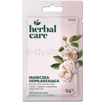 Herbal Care Odmładzająca maseczka KOENZYM Q10 z kwiatem róży, 7 g