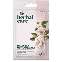 Herbal Care Odmładzająca maseczka KOENZYM Q10 z kwiatem róży, 7 g