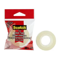 Taśma Klejąca Scotch 508, 19Mmx33M, Przezroczysta Żółta