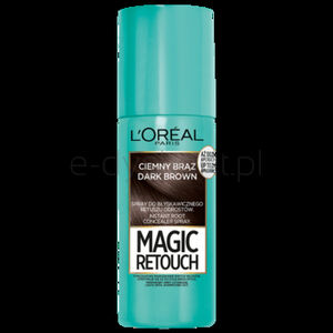 L’Oréal Paris Magic Retouch, Spray Do Retuszu Odrostów, Ciemny Brąz, 75Ml, Aż Do 25 Aplikacji