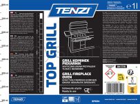 Tenzi Płyn do czyszczenia przypaleń z grilli, piecyków i rusztów Top Grill, 1l - 2