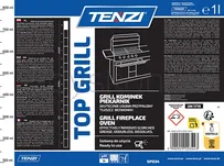 Płyn do czyszczenia przypaleń z grilli, piecyków i rusztów TENZI, Top Grill, 1l - 2