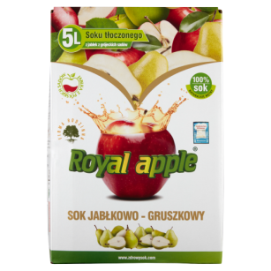 Royal Apple Sok Jabłko-Gruszka 5L