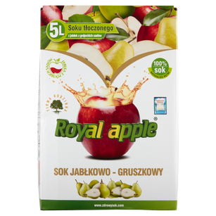 Royal Apple Sok Jabłko-Gruszka 5L