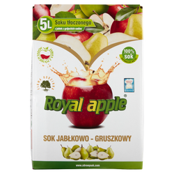 Royal Apple Sok Jabłko-Gruszka 5L