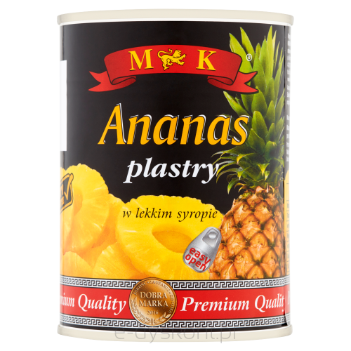 Mk Ananas Plastry 565G