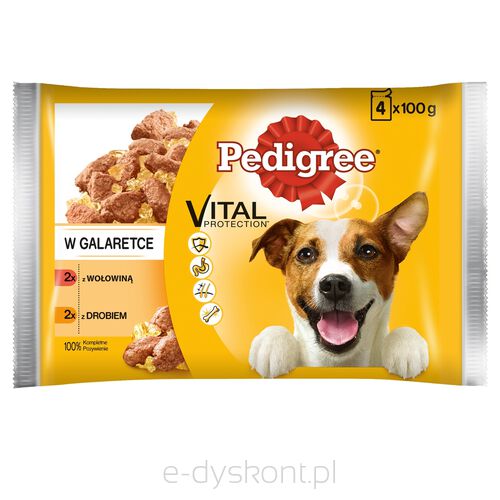 Pedigree Wołowina,Drób 4X100G