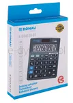 Donau Kalkulator Biurowy Tech, 12-Cyfr. Wyświetlacz, Wym. 140X122X30 Mm, Czarny  - 5