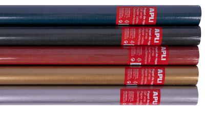 Apli Papier prezentowy Kraft, 2x0,70 m, 60 g/m2, mix kolorów
