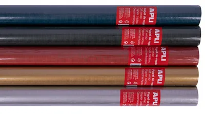 Apli Papier prezentowy Kraft, 2x0,70 m, 60 g/m2, mix kolorów