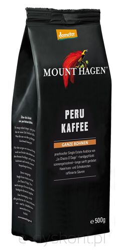 Kawa Ziarnista Arabica 100 % Peru Demeter Bio 500 G - Mount Hagen [BIO]