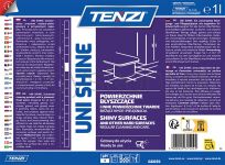 Tenzi Preparat myjąco-pielęgnujący do mebli i powierzchni błyszczących Uni Shine, 1l - 2