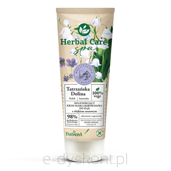 Herbal Care Spa Tatrzańska Dolina Regenerujący Krem-Maska Borowinowa Z Olejkiem Sosnowym, 100Ml