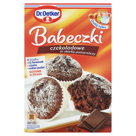 Dr.Oetker Babeczki Czekoladowe Ze Skórką Pomarańczy 335G