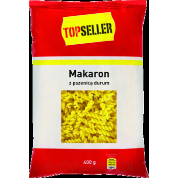 Topseller Makaron Świderki Z Pszenicą Durum 400G