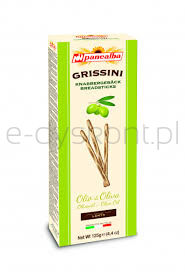 Grissini Paluszki chlebowe z oliwą z Oliwek 8% 125g 
