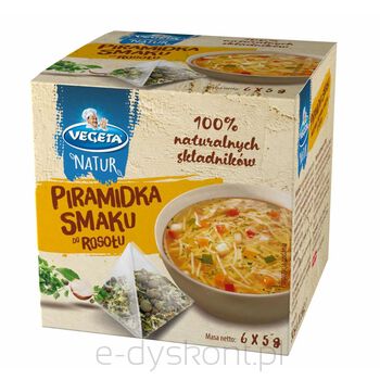 Piramidka Smaku Vegeta Natur Do Rosołu 30G