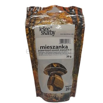 Leśne Skarby Mieszanka Suszonych  grzybów leśnych klasa II 20g