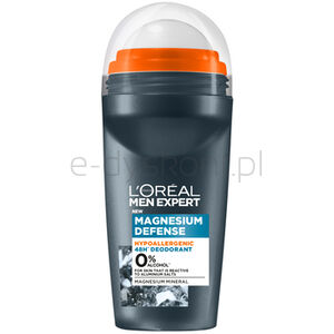 L'Oreal Paris Men Expert Magnesium Defense Hipoalergiczny Dezodorant 48H 50 Ml