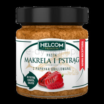 Helcom Pasta Makrela I Pstrąg Z Papryką Grillowaną 180 G 