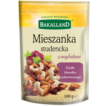 Bakalland Mieszanka Studencka Z Migdałami 100G 