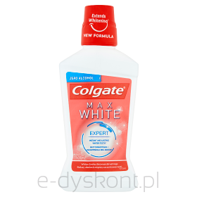 Colgate Płyn Do Płukania Jamy Ustnej Max White Natychmiastowo Bielsze Zęby 500 Ml