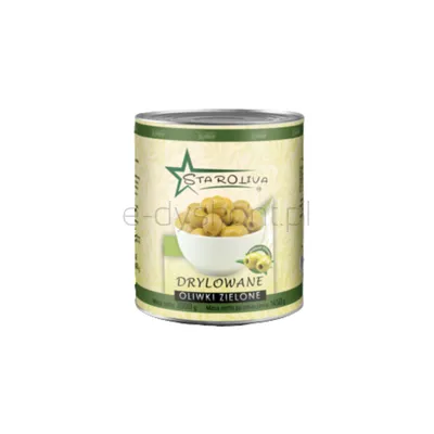 Oliwki zielone drylowane w zalewie 3000/1450 g Staroliva