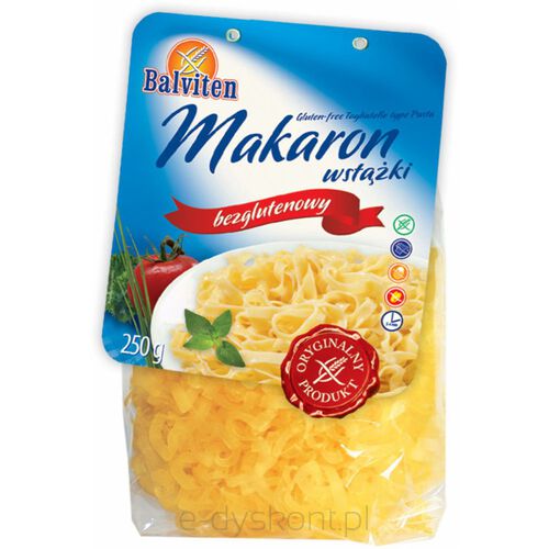 Balviten Makaron Wstążki 250G. Produkt Bezglutenowy