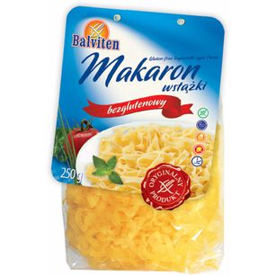 Balviten Makaron Wstążki 250G. Produkt Bezglutenowy