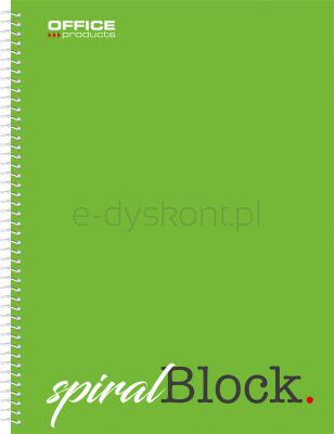 Office Products Kołonotatnik A4, W Kratkę, 80 Kart., 70Gsm